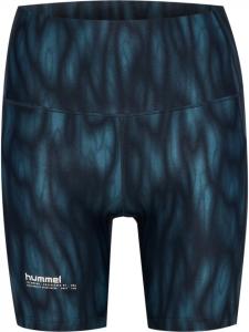 Леггинсы Hiit Aop Intensity Short Tights синего цвета Hummel