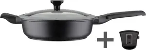 Сковорода GSW Easy Click с крышкой, черный