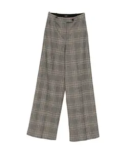 Бежевые классические брюки для женщин Pinko, серый