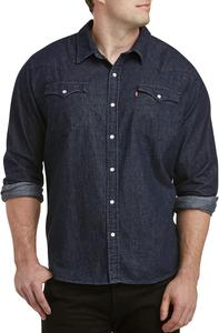 Мужская классическая рубашка в стиле вестерн Levi's (также доступна в размерах Big и Tall), (New) Red Cast