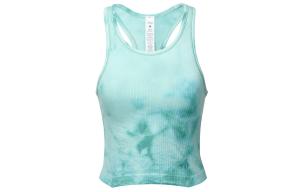 Футболка для йоги Ebb To Street Lululemon, мраморный краситель "Солнечный коралл"