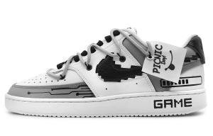 Кроссовки Nike Court Vision 1 Skateboard Shoes Men Low-Top Black White Gray