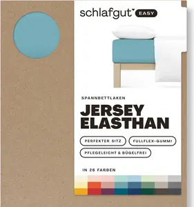 Простыня на резинке EASY Jersey BL 120x200 см бирюзового цвета Adam Matheis