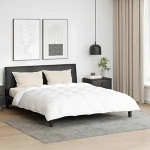 Одеяло Stabli Furniture, другое с подушкой, 3 шт., белое, 240 x 220 см, пуховое постельное белье CC6165 vidaXL