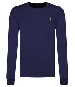 Лонгслив Polo Ralph Lauren Custom Slim Fit, синий