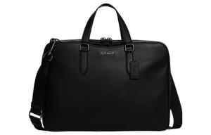 COACH Graham Кожаная Сумка Для Ноутбука, Наплечная Сумка, Портфель Большой Мужской Черный