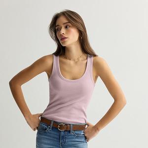 Детский риб-майка с круглым вырезом So, Lilac Magic