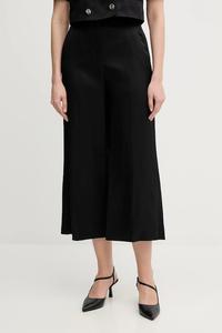 Брюки с добавлением льна Gaudi, черный