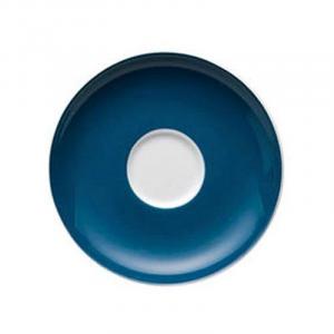 Sunny Day Petrol блюдце для эспрессо/мокко 12 см Thomas, белый/бензин