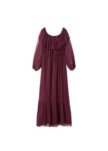 Платье MANGO Saba, Wine Red