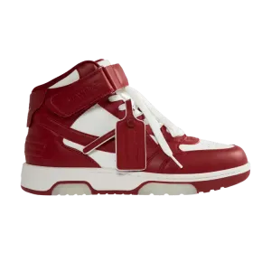 Кроссовки Off-White Off-White Out of Office Mid 'Red', красный