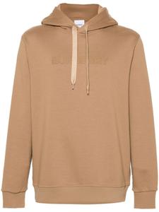 Худи с тисненым логотипом Burberry, коричневый