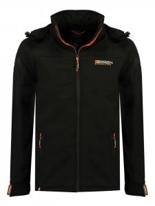 Куртка софтшелл Такени черного цвета Geographical Norway