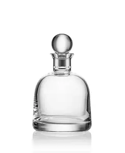 Элегантный короткий графин с круглой пробкой, 37,2 унции Waterford, clear