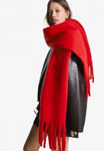 Шарф Bershka PLAIN, Red