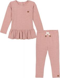 Комплект из 2-х модных леггинсов Calvin Klein для девочек, Ash Rose