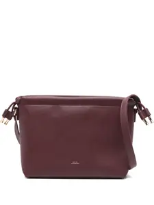 Сумка через плечо с логотипом A.P.C., красный