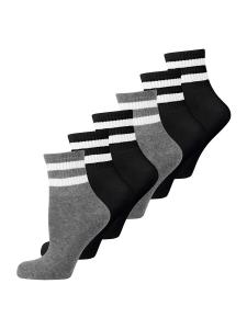 Носки Nur Der Socks Short Track, цвет grey/black