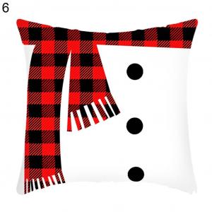 Рождественская наволочка, приятная для кожи, декоративная плюшевая подушка для интерьера автомобиля, домашняя подушка, украшение дома-6 Stuttg