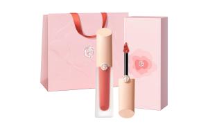 AMANI Naked Powder Gift Box водостойкая помада для губ глянцевая легко растушевывается тон 4мл GIORGIO ARMANI