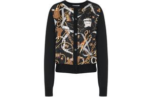 Кардиган из шерсти с цельнокроеным покроем женский черный MOSCHINO