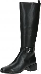 Женские ботильоны на шнуровке с каблуком Caprice, Black (Black Nappa)