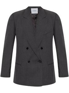 Двубортный пиджак Halfboy из натуральной шерсти, серый