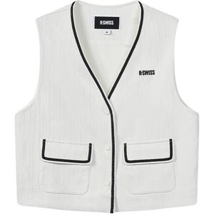 Жилет женский однотонный белый K·Swiss