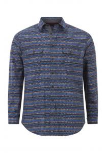 Рубашка хальорн Jan Vanderstorm, коричневый