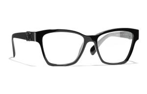 Кошачий глаз очки 52 мм CHANEL, черные