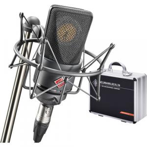 Кардиоидный конденсаторный микрофон Neumann TLM 103 с большой диафрагмой (Монофонический, черный)