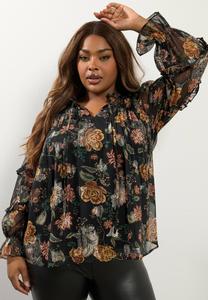 Блуза Yours Clothing Blouse, Black