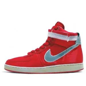 Кроссовки вандал высокие supreme Nike, красный