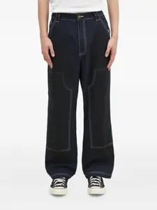 Джинсы с контрастной строчкой ICECREAM, синий