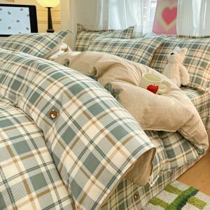 Antarctic Комплект постельного белья из 3 предметов (простыня 150 см, пододеяльник 200х230 см), Youmige, гипоаллергенный хлопок