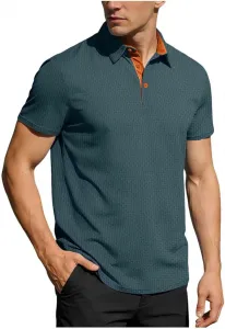Мужская поло Casual с коротким рукавом, легкая, для гольфа и тенниса