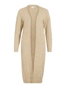 Вязаный кардиган VILA VIPEPA, серо-коричневый