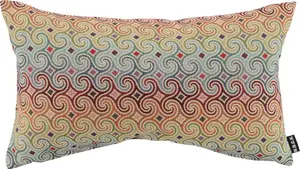 Х.ОК.К. Декоративная подушка "Танер" в восточном стиле, чехол с наполнителем, 1 шт H.O.C.K. 50х30 см, цвет bunt + gemustert