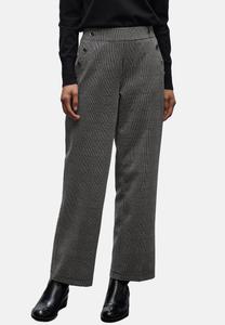 Брюки Street One Studio KARIERTE STRAIGHT LEG, Schwarz/Black