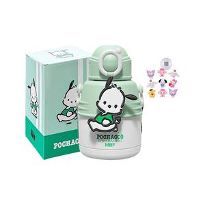 Hello kitty термостакан из нержавеющей стали 600 мл Sanrio, Pochacco[Free Random 3D Sticker Included]