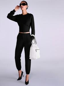 Легкие трикотажные брюки-джоггеры Vsx, черный