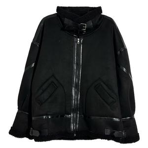 Iicicofficial Женское укороченное пальто, Черный