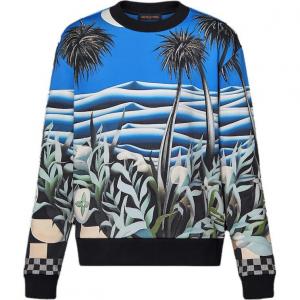 Толстовка мужская синяя Louis Vuitton, синий