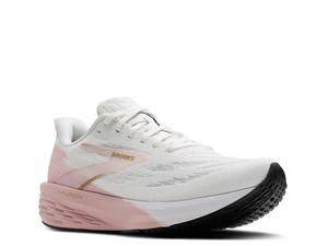 Кроссовки Brooks Launch 11 Running Shoe - Women's, белый/розовый