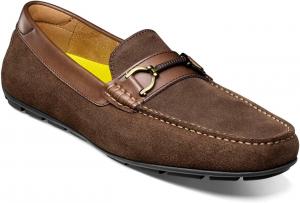 Мужские слипоны Florsheim Motor Moc Toe Bit Driver, коричневый