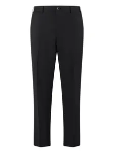 Брюки строгого кроя со складками THE (Alphabet), черный