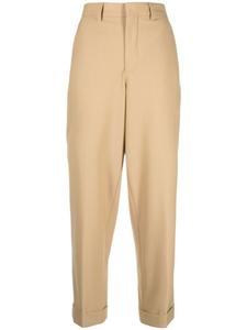 Closed строгие брюки Auckley со складками, коричневый