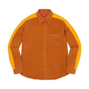 Рубашка Supreme Polartec Shirt Rust, оранжевый