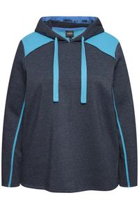 Толстовка с капюшоном Ulla Popken Sweatshirt, синий