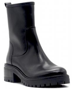 Женские ботильоны Bailah с закругленным носком Gentle Souls, Black Leather